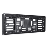 Real Carbon Fibre Euro License Number Plate Surround Holder Frame German - Auto GoShop