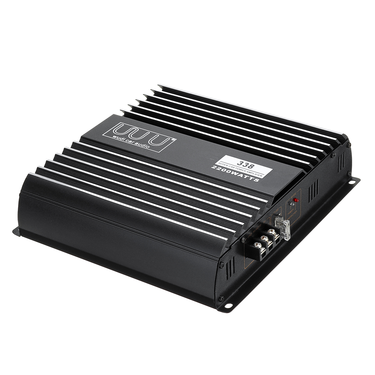 2 Channel 2200W Car Audio Power Amplifier Bass Box Amplifier under Seat Subwoofer