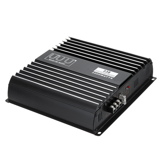 2 Channel 2200W Car Audio Power Amplifier Bass Box Amplifier under Seat Subwoofer