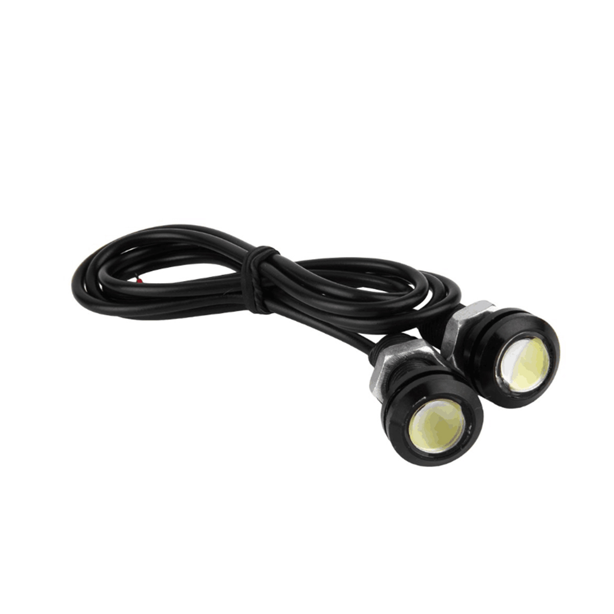 9W LED COB Car Fog Lights Wireless Remote Daytime Running Light Driving Lamps