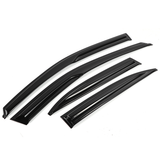 4Pcs for Acura TSX 2009-2014 Sedan CU2 Wavy Style Plastic Exterior Visor Vent Shades Window Sun Rain Guard Deflector