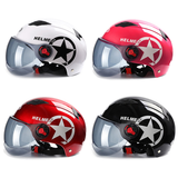 Head Protector Bike Motorcycle Scooter Helmet Fashion Anti-Uv Half Face Hat Baseball Cap