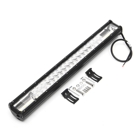 24" 72-LED Aluminum Alloy Shell Combo Light IP68 Side Stents Working Lamp for Off-Road Vehicle ATV