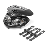 12V Headlight Fairing Motorcycle Dual Sport Motocross Street Fighter Dirt Bike