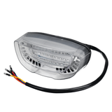 12V Motorcycle LED Tail Light Brake Rear Light Indicator Number Plate Lamp Universal - Auto GoShop