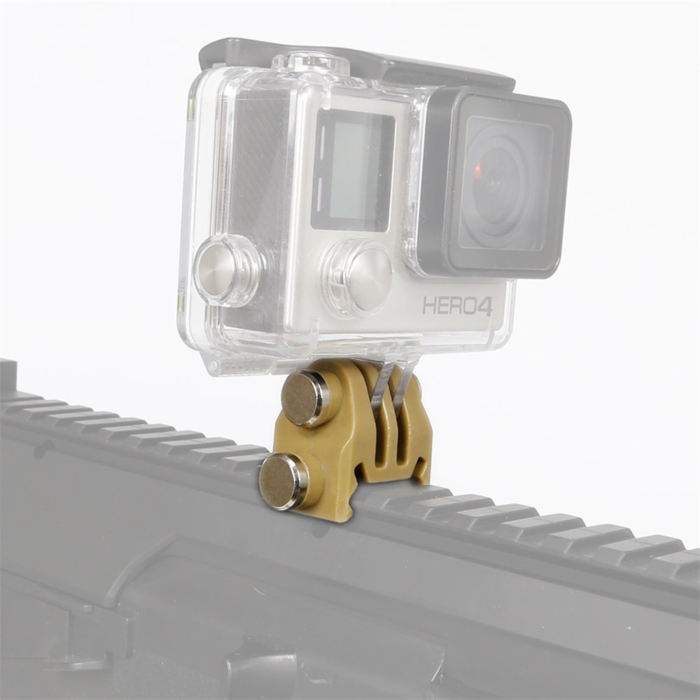 20Mm Tactical Mount Sport Camera Adapter Kit for Gopro SJCAM Action Cameras Hunting Camera Holder