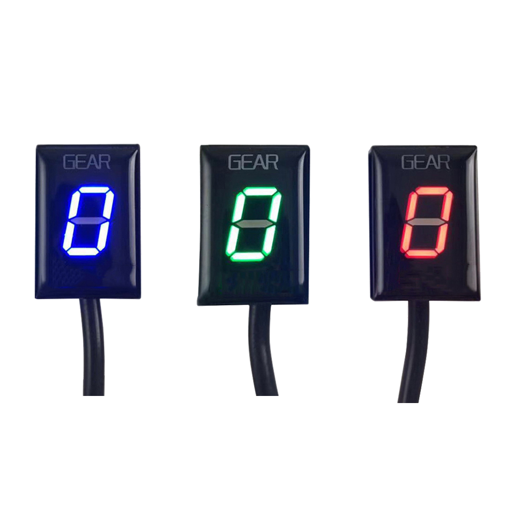 Motorcycle LED Red/Blue/Green 1-6 Gear Display Suitable for Suzuki