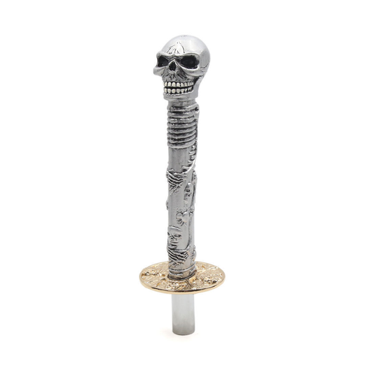 27Cm Lenght Skull Head Design Car Gear Shift Knob Manual Shifter Lever