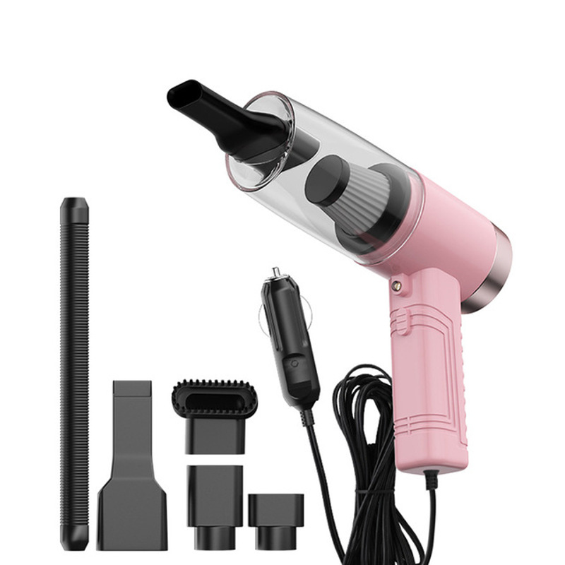 CTS-Y 120W 4500Pa Car Vacuum Cleaner Wet Dry Dual-Use Mini Handheld Automatic Dust Collector with Lighting