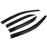 4Pcs for Corolla 2009-2013 Mugen Style Wavy UV Plastic Exterior Visor Vent Shades Window Sun Rain Guard Deflector