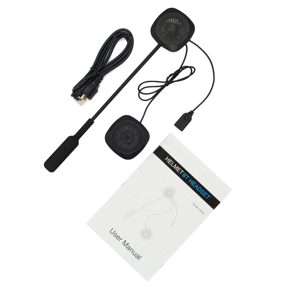 Bluetooth Intercom Earphone for Motorcycle Helmet Riding Headphone Handsfree Music