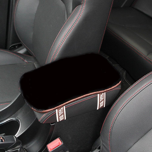Plush Car Middle Arm Rest Console Seat Comfortable Cover Pad Cushion Pillow Mat Universal - Auto GoShop