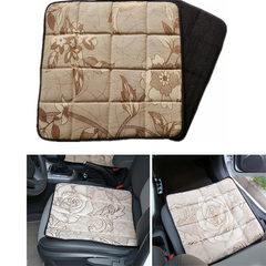 Car Ice Silk Bamboo Charcoal Seat Cushion Non Slip Breathable Pad Mat 45*45CM - Auto GoShop