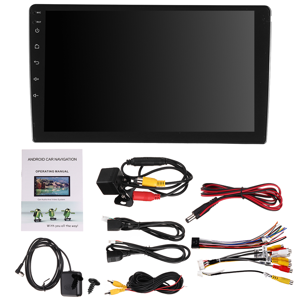 Imars 9 Inch 2DIN Android 8.1 Car Stereo Radio Quad Core 1+16G 2.5D IPS Touch Screen GPS WIFI FM Bluetooth DVR
