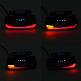 12-80V Waterproof Double Flash T6 Dynamic Turn Signal Tail Brake Lights for Motorcycle Scooter