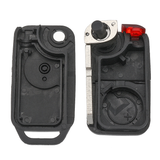 1 Button Flip Remote Key Fob Case Shell Uncut Blade for Mercedes-Benz 1992-2003 - Auto GoShop
