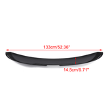 Matte Black TRD Duckbill Trunk Car Lid Spoiler Wing Tape for 2018-2019 TOYOTA CAMRY