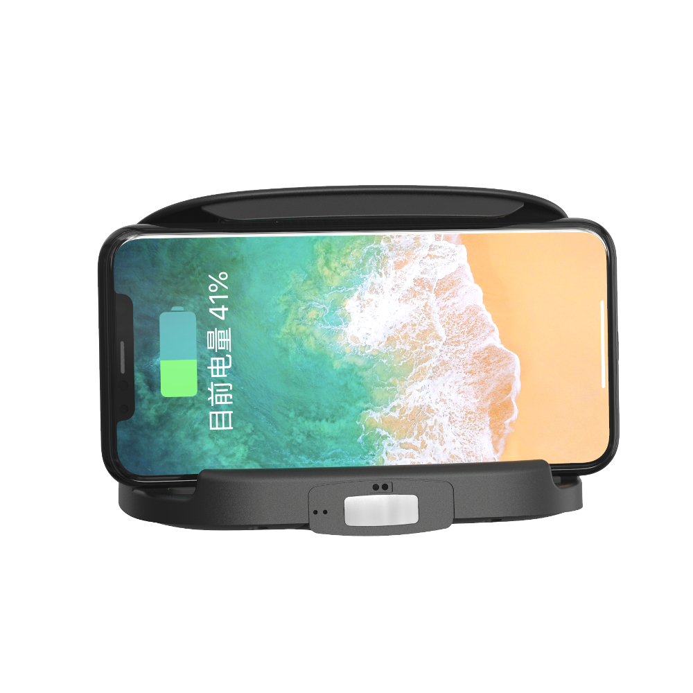 10W Smart Wireless Car Charger Stable Mobile Phone Holder Infrared Touch Sensor Fast Charging with Automatic Temperature Detection - Auto GoShop