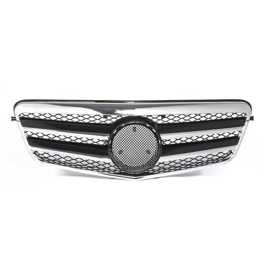 Chrome Silver AMG Style Front Grill Grille for Mercedes Benz W212 E250 E550 E350 E63 AMG 2010-2013