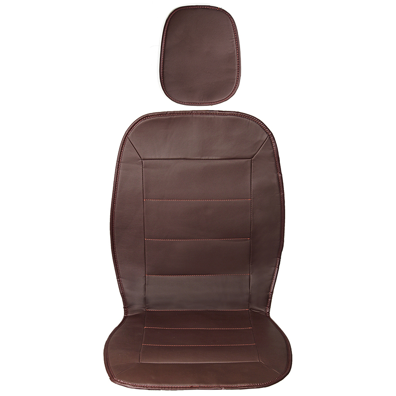 Universal 12V Electric Heated Car Seat Cover Pad Winter Heating Cushion Leather - Auto GoShop