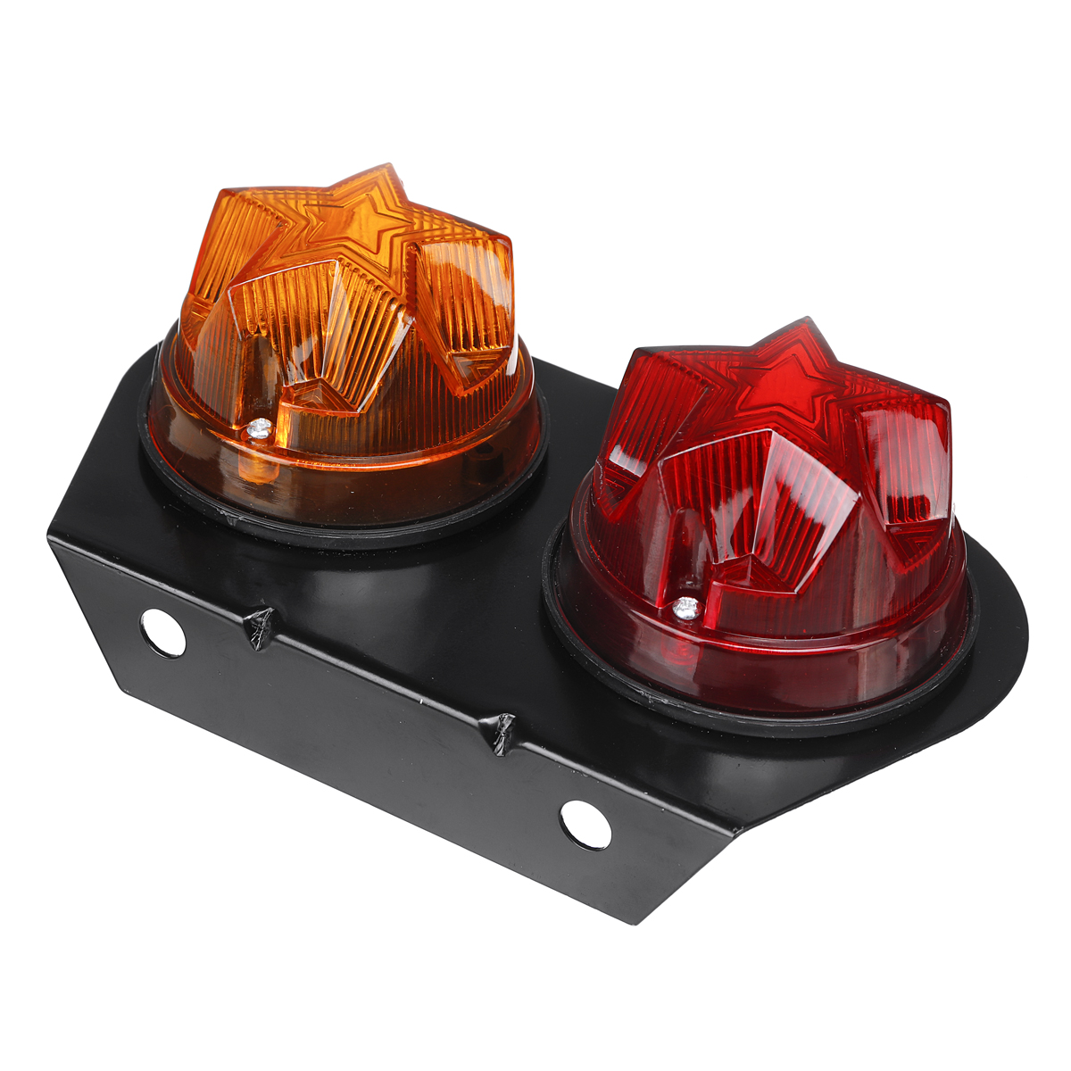 4V LED Indicator Stop Rear Tail Lights Iron Bracket for Boat/Cars/Trucks/Trailers