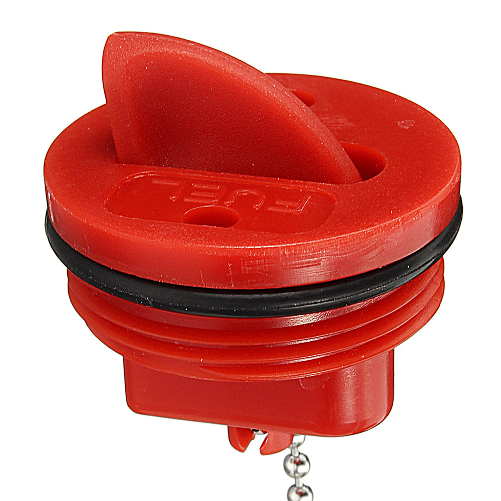 Marine Boat Deck Oil Fill Filler Replacement Cap & Chain Plastic Water Gas - Auto GoShop