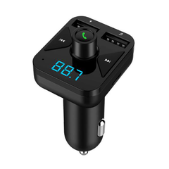 BT16 Car FM Transmitter AUX Wireless Bluetooth Hands-Free MP3 Player Dual USB Charger