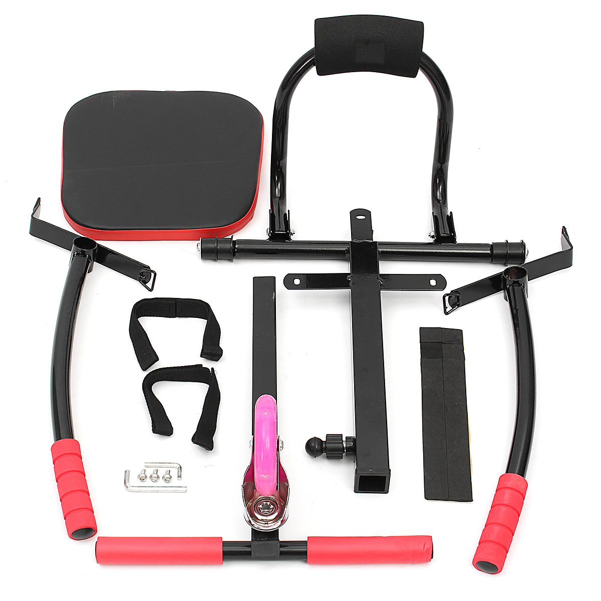Type a Adjustable Kart Seat Holder Kit for 6.5'' 8''10'' Two Wheel Balance Scooter Red