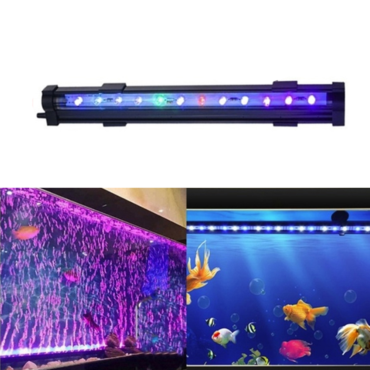 Aquarium Multicolor Fish Tank LED Lights Underwater Waterproof Lamp - Auto GoShop