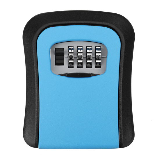 4 Digit Combination Key Lock Box Outdoor Wall Mount Safe Security Storage Case - Auto GoShop