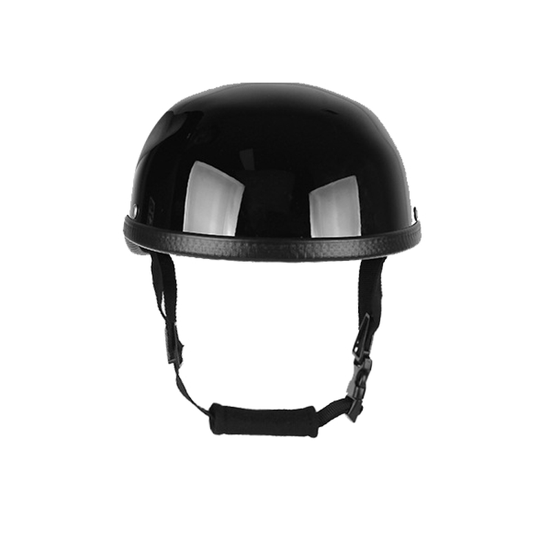 Retro Motorcycle Summer Half Face Helmet Safety Protective German Style - Auto GoShop