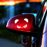 1Pcs Black White Red Panda Car Stickers - Auto GoShop