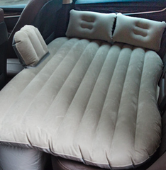 Inflatable Travel Car Air Mattresses Bed Rear Seat Sleep Rest Mat Pillow with Pump Accessories - Auto GoShop