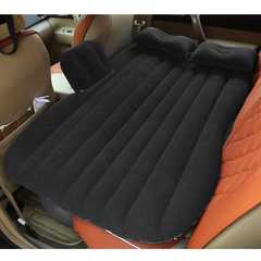 Inflatable Travel Car Air Mattresses Bed Rear Seat Sleep Rest Mat Pillow with Pump Accessories - Auto GoShop