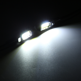 12V 3 LED SMD Motorcycle Car Number License Plate Screw Bolt Light Lamp Bulb - Auto GoShop