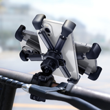 Baseus 4.7-6.7Inch Adjustable Phone GPS Holder Handlebar Mount 360° Rotation for Motorcycle Bicycle Ninebot Scooter M365
