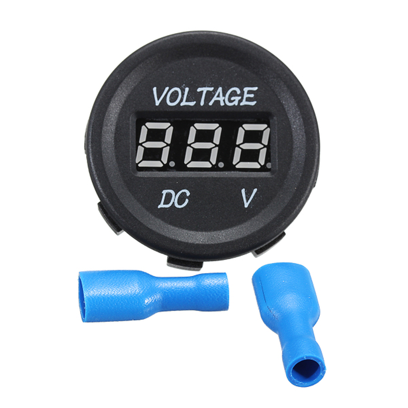 DC 12V LED Panel Digital Voltage Meter Display Voltmeter for Car Motorcycle Boat