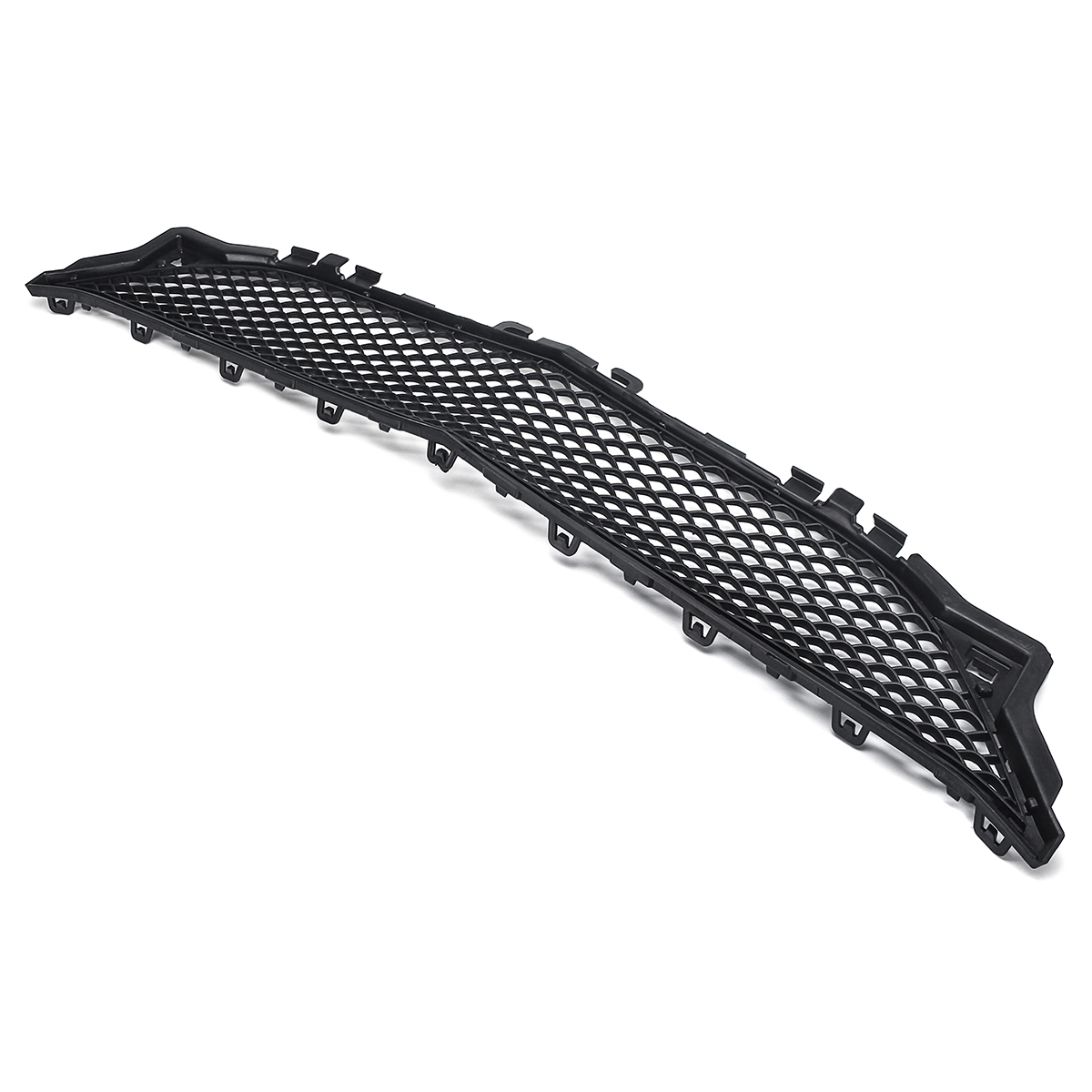 Black Car Front Bumper Grille Center Mesh Grill for Benz C-Class