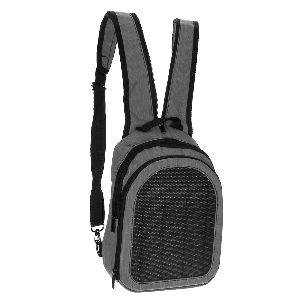 Solar Panels Charger USB Waterproof Power Bank Travel Backpack Laptop Notebook