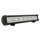 AMBOTHER 20 Inch 420W 140 LED Triple Row LED Light Bar IP68 Waterproof Spot Flood Light for Car Truck Boat