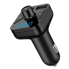 BT16 Car FM Transmitter AUX Wireless Bluetooth Hands-Free MP3 Player Dual USB Charger