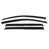 4Pcs for TOYOTA RAV4 2006-2012 JDM Wavy 3D Style Plastic Exterior Visor Vent Shades Window Sun Rain Guard Deflector