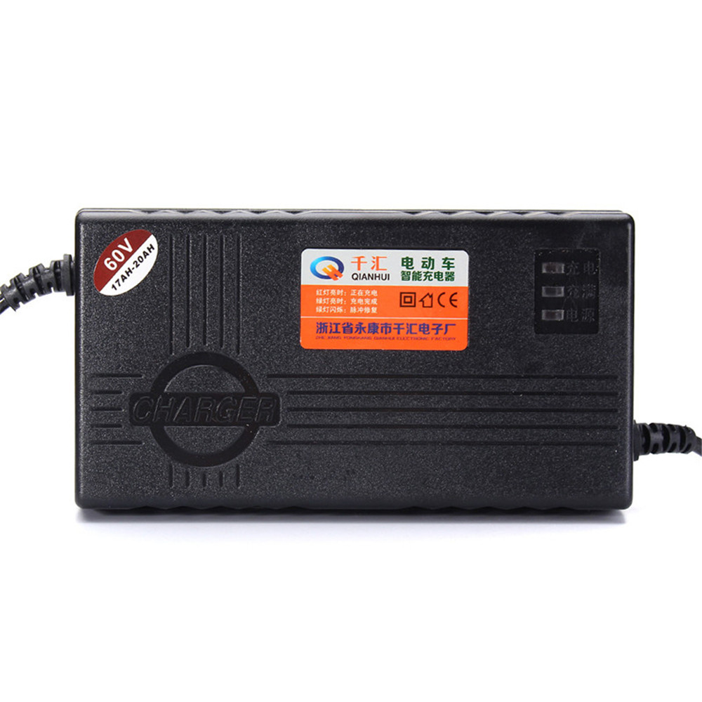 180-240V 20AH Smart Charger for Motorcycle Scooter Wheel Electric Bicycle Lead Acid Battery - Auto GoShop
