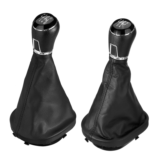 5/6 Speed Gear Shift Knob with Gaiter Boot for VW Touran 03-10 Caddy MK2 04-09 - Auto GoShop