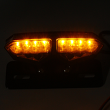 18 LED Motorcycle Smoke Brake Rear Tail Turn Signal License Integrated Light - Auto GoShop