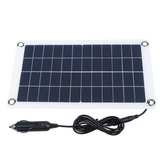 30W 12V Solar Panel Monocrystalline Silicon Battery Charger Kit Trickle Portable for Car Van Boat Caravan Camper