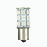 1Pcs 1156 Bau15S 27SMD LED Car Turn Signal Lights Tail Lamp Reverse Bulb Yellow 12V