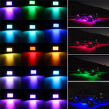 6Pcs Universal Colorful RGB LED Car Rock Lights RF Dual Remote Control 5050 72 Led Waterproof IP68 Energy-Saving Ambient Lamp Car SUV Pickup - Auto GoShop