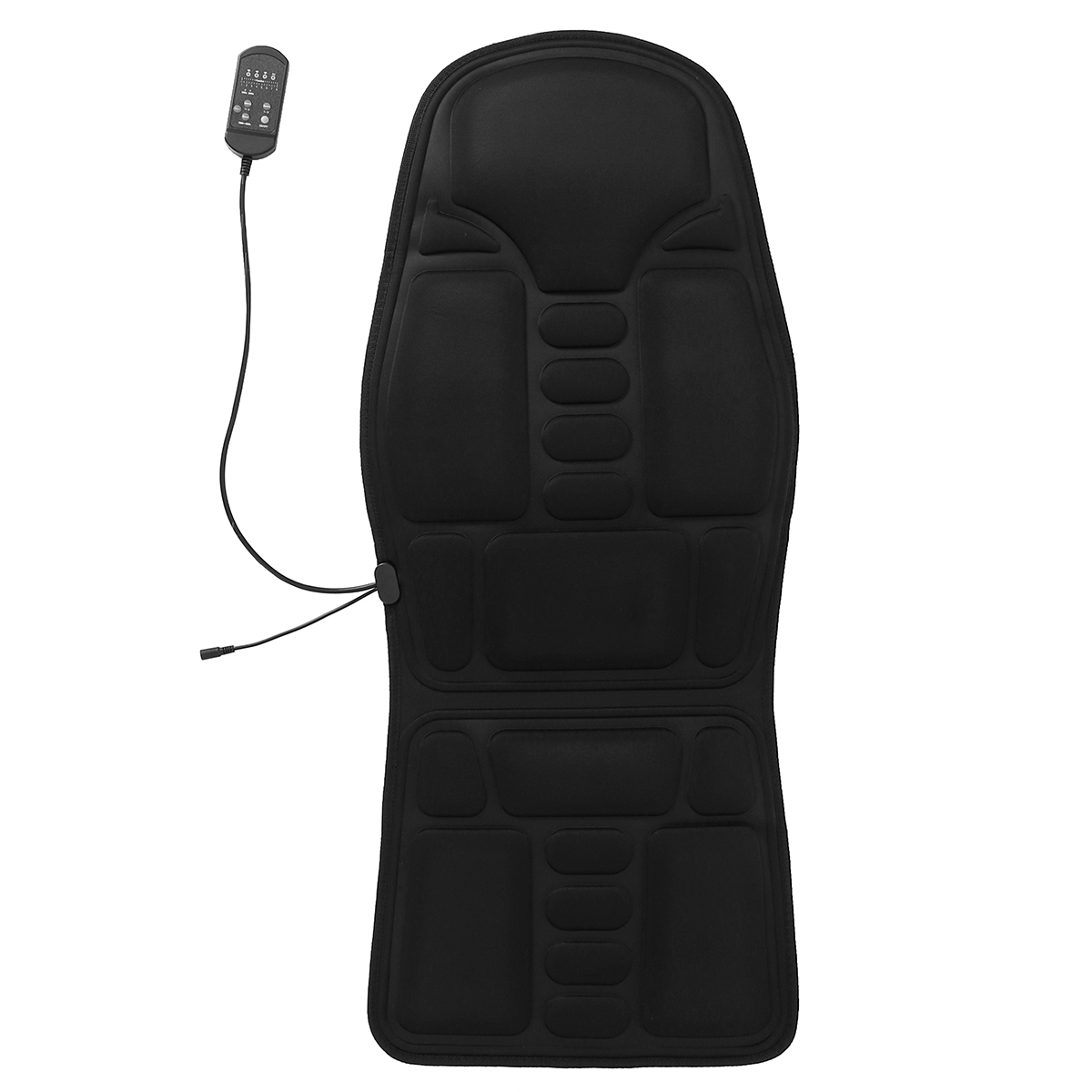 8 Modes Car Seat Heating Massage Cushion Home Office Chair Back Neck Waist Pad - Auto GoShop