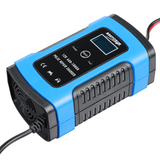 12V 6A Blue Pulse Repair LCD Battery Charger for Car Motorcycle Lead Acid Battery Agm Gel Wet